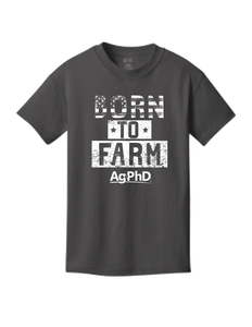 Youth Born To Farm T-Shirt