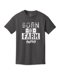 Youth Born To Farm T-Shirt
